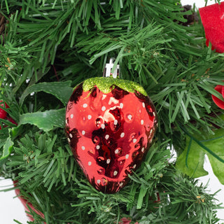 Set of 9 Fruit-Themed Christmas Tree Ornaments | Fruit Hanging Decorations