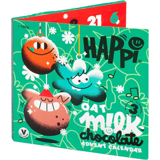 HAPPi Oat Milk Chocolate Advent Calendar | Vegan Christmas Advent Calendar