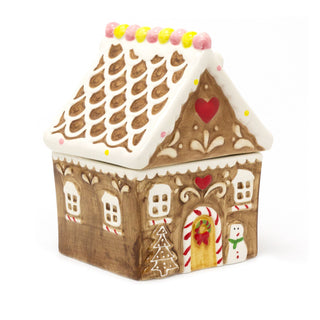 Medium Christmas Gingerbread Biscuit Barrel | Gingerbread House Cookie Jar