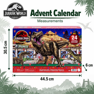 Jurassic World Toy Mini Figures Dinosaur Advent Calendar 2026, Dinosaur Playset