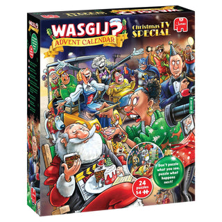 Wasgij Advent Calendar Christmas TV Special! 24 x 54 Piece Jigsaw Puzzle