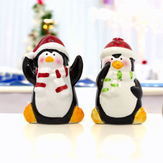 Christmas Penguin Salt & Pepper Pots | Festive Novelty Salt & Pepper Shakers