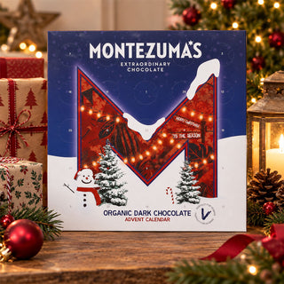 Montezuma Dark Chocolate Christmas Advent Calendar, Organic Vegan 25 Shapes