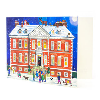 Country House Christmas - Christmas Advent Calendar Greetings Card & Envelope