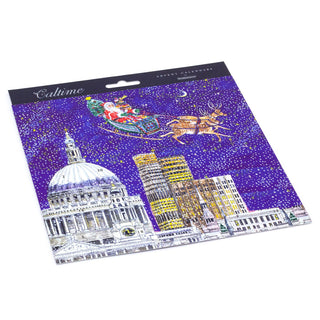 City of London Christmas Advent Calendar | Santa Picture Advent Calendar - 21cm