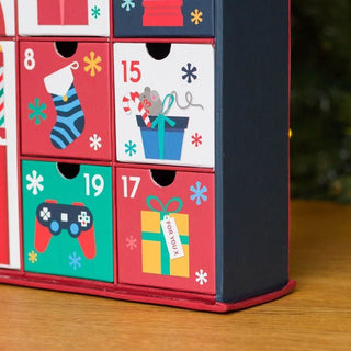 Santa's Toy Shop Christmas Advent Calendar | Fill Your Own Calendar - 41x39cm