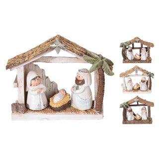 Mini Christmas Nativity Scene | Nativity Set with Baby Jesus, Mary & Joseph