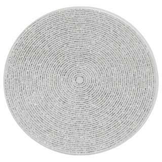 Silver Glitter Candle Coaster, 10cm Glass Candle Plate for Pillar Candles