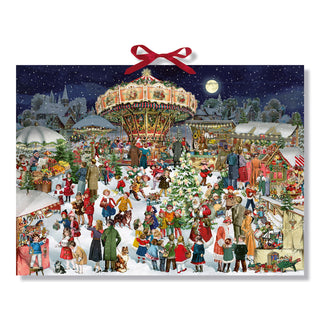 The Christmas Market Christmas Advent Calendar | Vintage Picture Advent Calendar