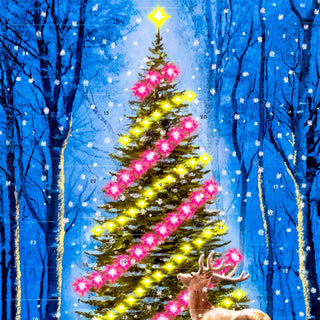 Christmas Advent Calendar Christmas In The Forest Christmas Tree Advent Calendar