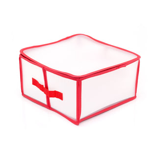Christmas Tree Bauble Storage Box | Christmas Decoration Storage Christmas Bauble Holder | Christmas Tree Bauble Storage Bag - 32 Christmas Bauble Storage