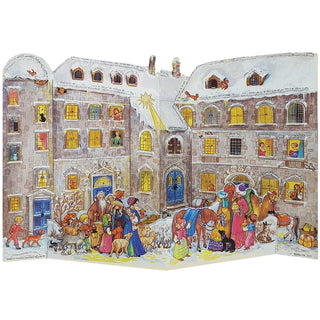 3D Snowy Castle Christmas Advent Calendar | Traditional Picture Advent Calendar