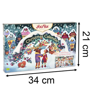 Yogi Tea Organic Christmas Advent Calendar | 24 Ayurvedic Herbal & Spiced Teas