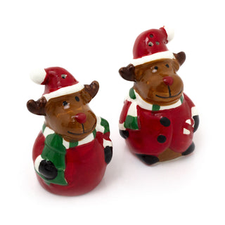 Christmas Reindeer Salt & Pepper Pots | Festive Novelty Salt & Pepper Shakers