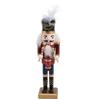 Traditional Christmas Nutcracker Soldier Wooden Figure with Moveable Parts 38cm