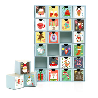 Childrens Christmas Advent Calendar | 24-Drawer Fill-Your-Own Advent Calendar