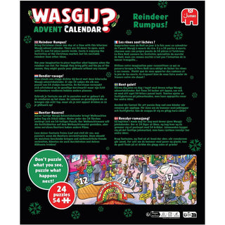Wasgij Christmas Advent Calendar 2025 | Reindeer Rumpus Jigsaw Advent Calendar