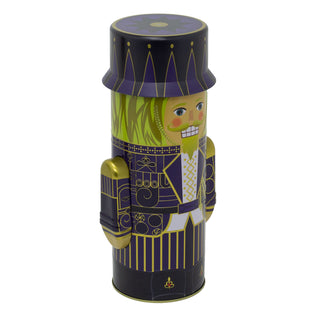 Christmas Nutcracker Cookie & Biscuit Tin | 3D Nutcracker Soldier Storage Tin