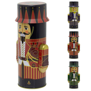 Christmas Nutcracker Cookie & Biscuit Tin | 3D Nutcracker Soldier Storage Tin