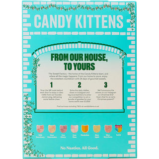 Candy Kittens Christmas Advent Calendar | Vegan Gourmet Christmas Sweets - 264g