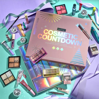 Cosmetic Christmas Advent Calendar, 24 Day Pink Beauty Makeup Countdown