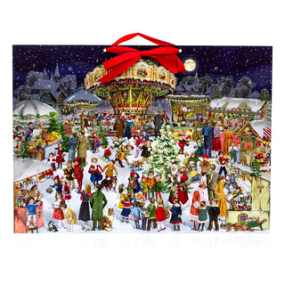 The Christmas Market Christmas Advent Calendar | Vintage Picture Advent Calendar