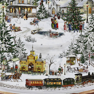 Snow Globe Winter Magic Christmas Advent Calendar, 42.5cm Picture Calendar