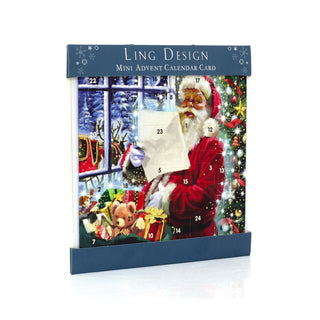 Santa's List - Christmas Advent Calendar | Advent Greetings Card & Envelope