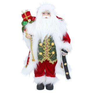 Standing Santa Claus | Traditional Santa Claus Figure Christmas Ornament - 50cm