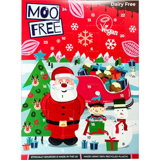 Moo Free Children's Dairy-Free Milk Chocolate Advent Calendar | Vegan & Gluten-Free 70g