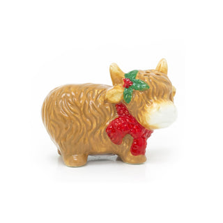 Novelty Christmas Salt & Pepper Shakers | Highland Cow Salt & Pepper Pots