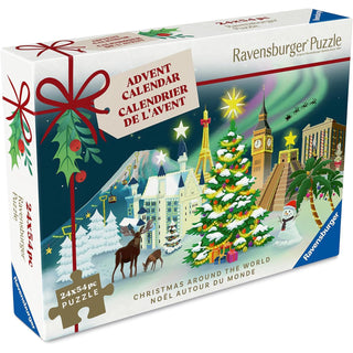 Ravensburger Puzzle Advent Calendar, Christmas Around the World Jigsaw - 1296 Piece