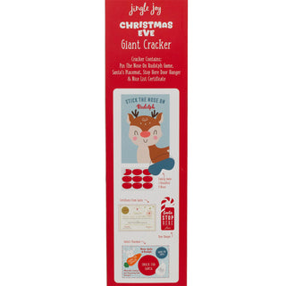 Giant Christmas Eve Cracker for Kids | Children Jumbo Mega Cracker - 55cm