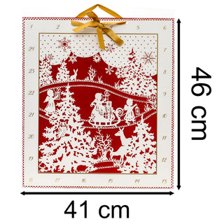 Woodland Silhouette Christmas Advent Calendar | Traditional Advent Calendar