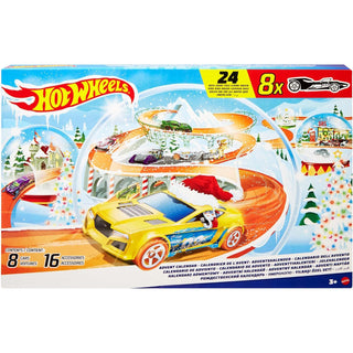 Hot Wheels Christmas Advent Calendar | 8 Hot Wheels Cars & 16 Accessories