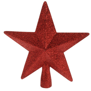 Stylish Red Star Christmas Tree Topper | Christmas Tree Star Xmas Star Tree Topper | Red Christmas Tree Decorations