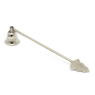 Silver Metal Candle Snuffer 23cm | Candle Extinguisher Candle Tool | Candle Accessories - Christmas Tree