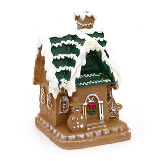 LED Gingerbread House Ornament | Light-Up Mini Christmas House Decoration 13cm