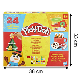 Play-Doh Christmas Advent Calendar with 24 Cans and 28 Fun Tools for Kids