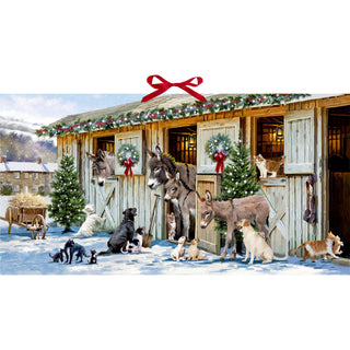 Christmas with Animals Advent Calendar | Traditional Picture Advent Calendar