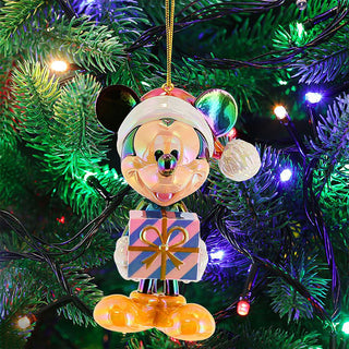 Disney Mickey Mouse Christmas Tree Hanging Decoration, 10cm Festive Bauble
