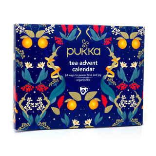 Pukka Tea Advent Calendar | Organic Herbal Tea Christmas Advent Calendar 24 bags