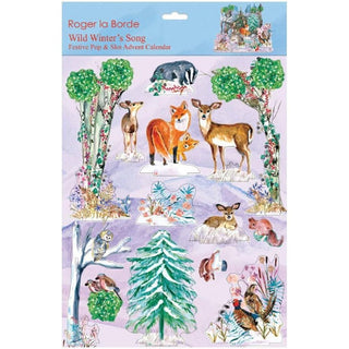 3D Pop & Slot Wild Winter's Song Free Standing Christmas Advent Calendar
