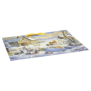 Sound Advent Calendar, 24 Animal & Farm Sounds, Snowy Countryside Scene