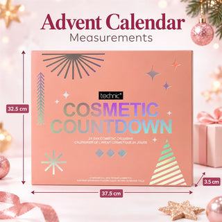 Cosmetic Christmas Advent Calendar, 24 Day Pink Beauty Makeup Countdown