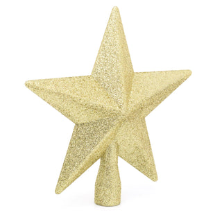 Elegant Gold Star Christmas Tree Topper | Christmas Tree Star Xmas Star Tree Topper | Gold Christmas Tree Decorations