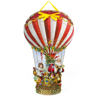 Hot Air Balloon Christmas Advent Calendar | Traditional Santa Advent Calendar