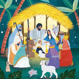 Away in a Manger Christmas Advent Calendar | Religious Nativity Advent Calendar