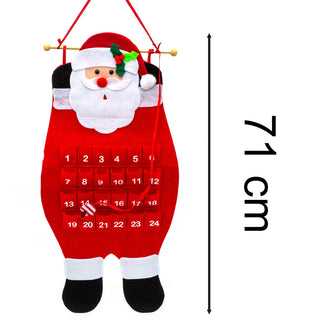 Santa Christmas Advent Calendar | Fill Your Own Kids Advent Calendar - 71cm