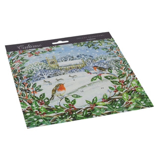 Robin & Deer Christmas Advent Calendar | Wreath Christmas Advent Calendar